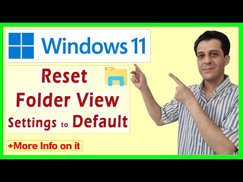 How To Reset Folder View To Default In File Explorer In Windows 11