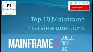 Top 10 Important Mainframe technical Interview Question !!!