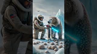 Man Helps Injured Polar Bear with Advanced Laser Technology | Incredible Arctic Rescue