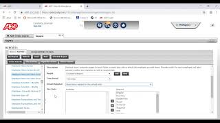 ADP Manager Training How to schedule reports