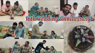 celebrating 16th wedding Anniversary, #anniversary #family #viralvideo #wedding #vlog #trending