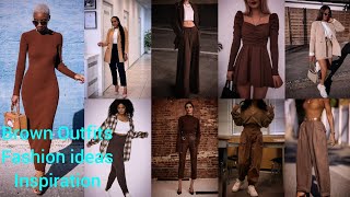 TRENDY RETRO MONOCHROME BROWN OUTFITS FASHION IDEAS INSPIRATION(HOW TO WEAR A BROWN COLORED OUTFIT?)