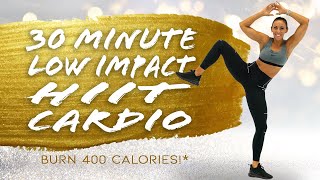 30 Minute Low Impact HIIT Cardio Workout 🔥Burn 400 Calories!* 🔥Sydney Cummings