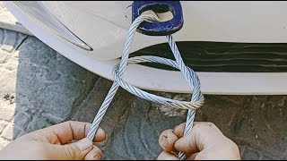 Rope knot, wire rope set trailer buckle, trailer is so easy to use