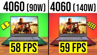 High Power RTX 4050 / 4060 / 4070 Laptops Are a Waste 💸