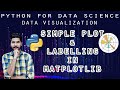 #2 Matplotlib Tutorial | Simple Plot and Labelling in Matplotlib - Python | In-Depth Tutorial