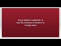 Using selenium webdriver to wait the attribute of element to change value