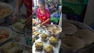 #อาม่าข้าวห่อใบบัว Rice in Lotus Leaf#เดินเดิ่นโคราช #streetfood #foodlover #jarnzab #จารย์แซ่บ