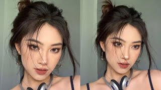 foxy jennie kim cat eye makeup tutorial 💌 korean douyin makeup tutorials