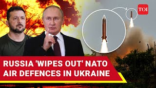 Russian Missiles Bombard U.S. Patriot Air Defence Systems In Huge Ukraine Attack | Watch