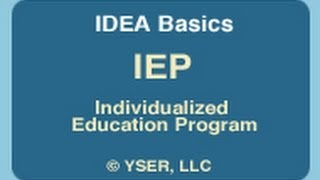 IDEA Basics: IEP Individualized Education Program