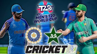 PAKISTAN VS INDIA T20 WORLD CUP 2022 - Pakistan vs India T20 2022 - Cricket 19 Gameplay Bilal Gamers