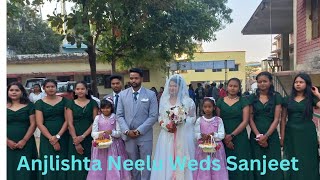 Christian Church Marriage ||Anjlishta Neelu Weds Sanjeet || St. Joseph Cathedral Church Sambalpur