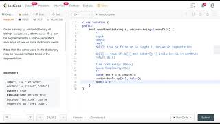 Leetcode 139. Word Break | Logic Coding | Dynamic Programming