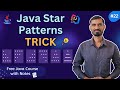#22 Star Patterns in Java: Solve ANY Pattern Program with This ONE Trick !
