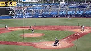 2022/9/10(土) 井澤駿介(東京大学) vs 直井宏路(明治大学) 盗塁失敗