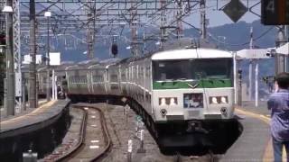 【鉄道動画 Vol.8】 ～夏本番！～185系特急踊り子号 【東海道線根府川にて】