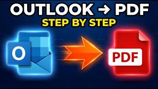 How to convert email to PDF file/ Step by step