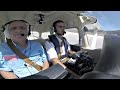 cessna 172 ferry flight rhodes intl to megara gopro cockpit view atc comms takeoff to landing