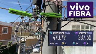 A VIVO FIBRA chegou AQUI - A instalação e o TESTE de velocidade no PC e nos CONSOLES