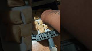 ninja double stacked air fryer (pizza rolls)