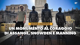Davide Dormino: “Un monumento al coraggio di Assange, Snowden e Manning”