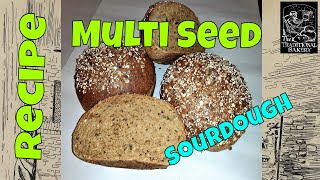 Multi Seed Sourdough how to Recipe Demonstration in the Bakery #3