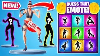 GUESS the EMOTE! in Fortnite!