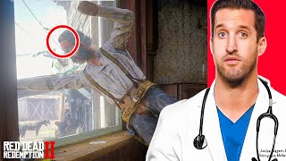ER Doctor REACTS to Red Dead Redemption 2 | Experts React