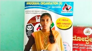 #Anugraha_Organization_Menstural_Health_Program_Feedback_Miss Mallamma (Gudi Honnatti) #organization