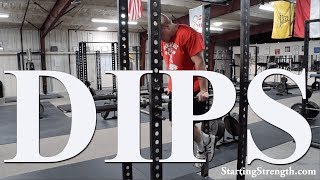 How to do Dips with Mark Rippetoe