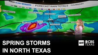 Spring storms return Thursday with heavy rain threat across North Texas