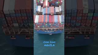 Large Container Ship CMA CGM AQUILA