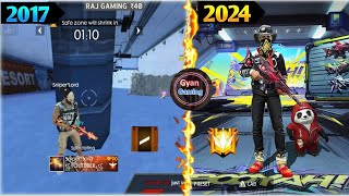 I Got 7 Years Old Id Back - Searching 2017 Old Player id In 2024 Ft.@GyanGaming- Garena Free fire