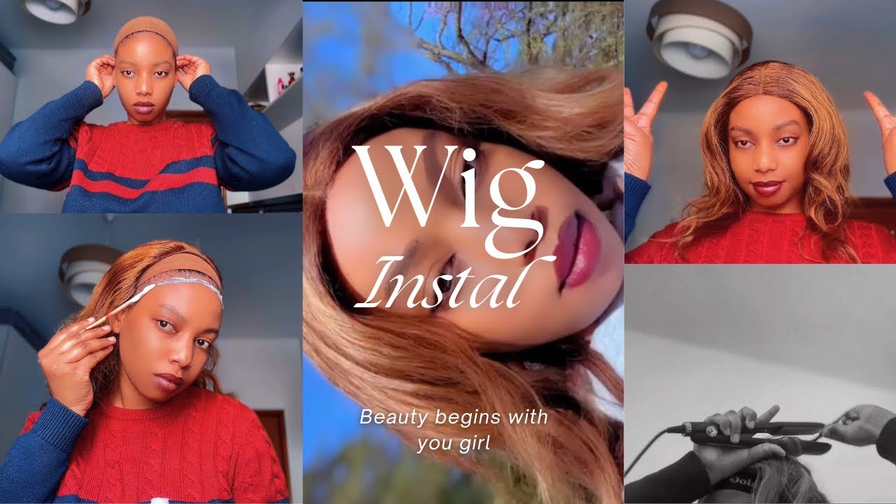 Wig Installation At Home For Beginners Youtube