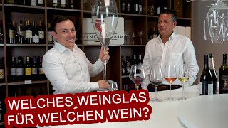 Welches Weinglas für welchen Wein?