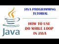 How to use do while loop in Java Part-10