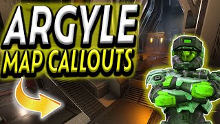 ARGYLE MAP CALLOUTS FOR HALO INFINITE RANKED