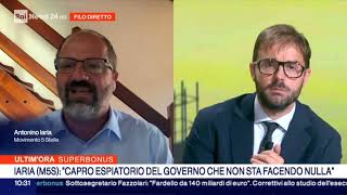 Antonino Iaria ospite a Rai News 24 - 5/9/2023