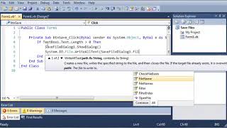 Visual Basic Tutorial 130 SaveFileDialog
