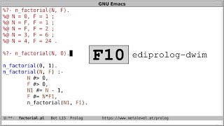 ediprolog: Emacs Does Interactive Prolog