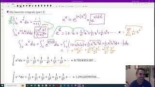 My Favorite Integrals (part 1): Integrating x^x