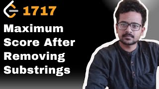 1717 Maximum Score After Removing Substrings | LeetCode | Greedy | Stack