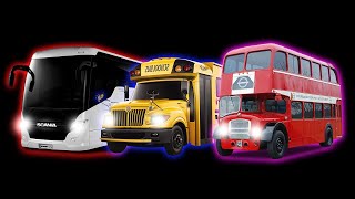 ⚡10 Minutes⚡🚍Scania Bus & Volvo Bus & School Bus Horn and more🚍Sound Variations MEGA COMPILATION