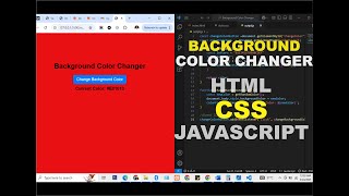 Change Website Background Color Dynamically with JavaScript | Beginner HTML CSS JS Project