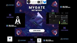 Earn MYG token with FREE node from MYGATE NETWORK, follow the link and start earning..