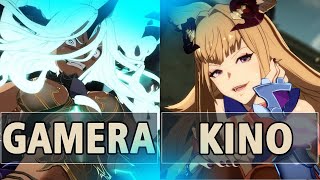 GBVSR:🔥gamera (Versusia) Vs Kino (Metera)🔥| High Level Gameplay.