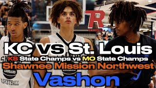 KC VS THE LOU! 4⭐️’s Keaton Wagler \u0026 Ethan Taylor vs 3⭐️ DeRio McSkill | Vashon @ Shawnee Mission NW