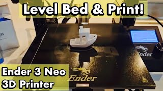 Ender 3 Neo 3D Printer: How to Level Bed & Print (I Finally Got It!)