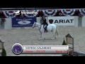 saturday indoor class 118 medium pony hunter